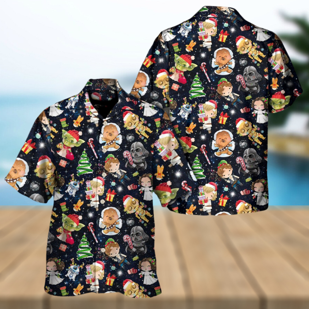 Christmas Star Wars Space Wars Christmas Hawaiian Shirt Christmas Star Wars Space Wars Christmas Hawaiian Shirt