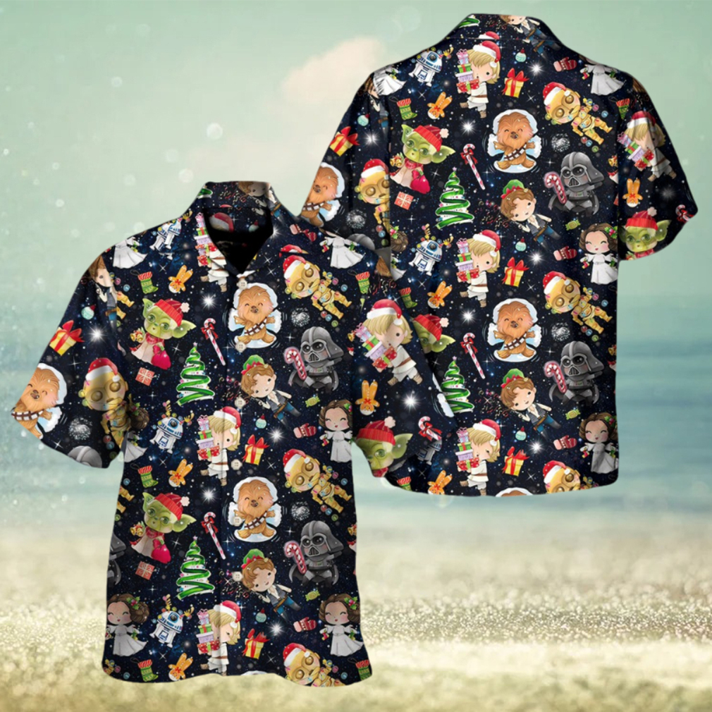 Christmas Star Wars Space Wars Christmas Hawaiian Shirt Christmas Star Wars Space Wars Christmas Hawaiian Shirt