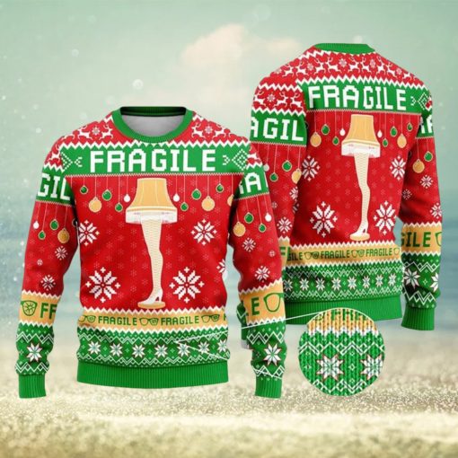 Christmas Story Fragile Ralphie Parker Christmas Movie Christmas Party 3D Sweater