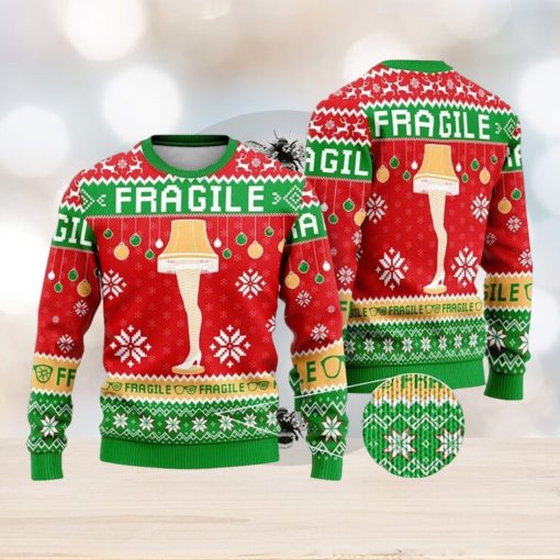 Christmas Story Fragile Ralphie Parker Christmas Movie Christmas Party 3D Sweater