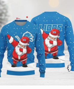 Christmas Sweater Detroit Lions Dab Santa Limited Edition 3D Sweater