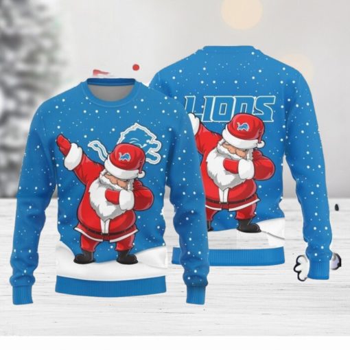 Christmas Sweater Detroit Lions Dab Santa Limited Edition 3D Sweater