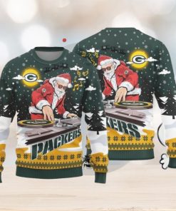 Christmas Sweater Green Bay Packers Christmas Funny DJ Santa Limited Edition 3D Sweater