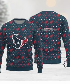 Christmas Sweater Houston Texans Christmas Pine Tree Patterns Pattern 3D Sweater