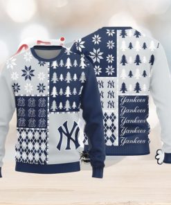 Christmas Sweater York Yankees Christmas Pine Trees Pattern Limited Edition 3D Sweater