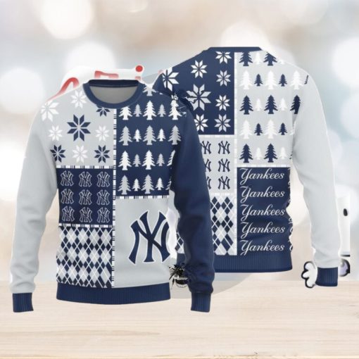 Christmas Sweater York Yankees Christmas Pine Trees Pattern Limited Edition 3D Sweater