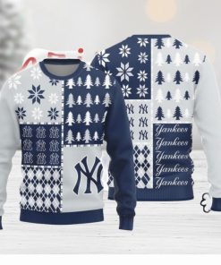 Christmas Sweater York Yankees Christmas Pine Trees Pattern Limited Edition 3D Sweater