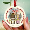 Anniversary Couple Cheering TT Personalized Ornament, Christmas Gifts For Couple