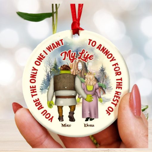 Christmas Tree Gifts Personalized Ornament, Gifts For Couple