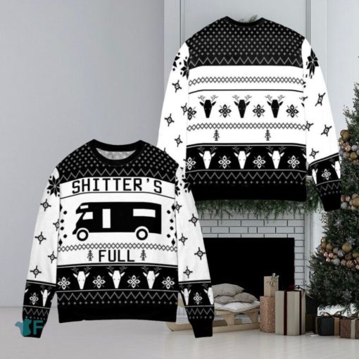 Christmas Vacation Shitters Black Ugly Christmas Sweaters Style Gift