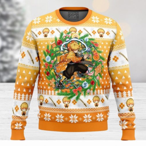 Christmas Zenitsu Agatsuma Demon Slayer Ugly Christmas Sweater