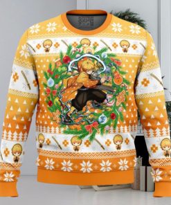 Christmas Zenitsu Agatsuma Demon Slayer Ugly Christmas Sweater