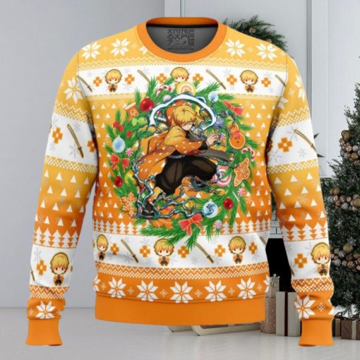 Christmas Zenitsu Agatsuma Demon Slayer Ugly Christmas Sweater