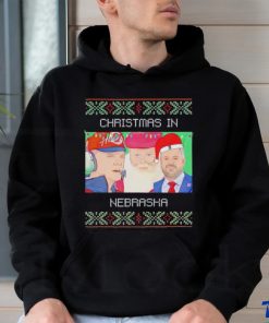Christmas in Nebraska ugly Christmas shirt