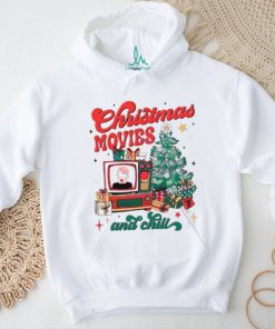 Christmas movie and chill retro shirt