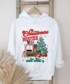 Christmas movie and chill retro shirt