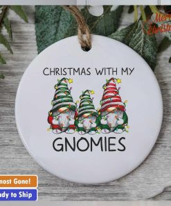 Christmas with my Gnomies ornament