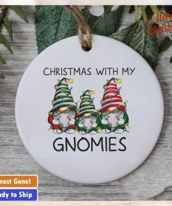 Christmas with my Gnomies ornament