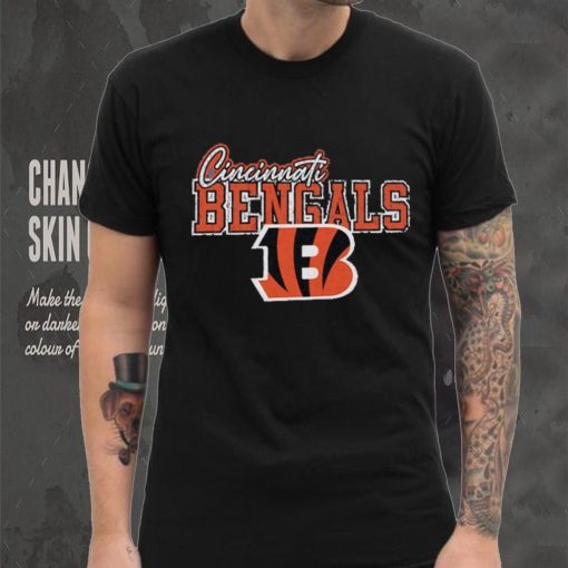 Cincinnati Bengals Gameday Couture s In The Spotlight Tonal Leopard ShirtPullover