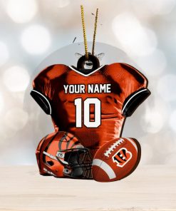 Cincinnati Bengals NFL Sport Ornament Custom Name And Number