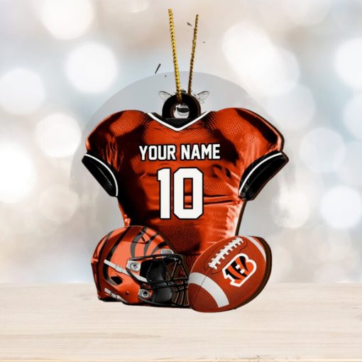 Cincinnati Bengals NFL Sport Ornament Custom Name And Number