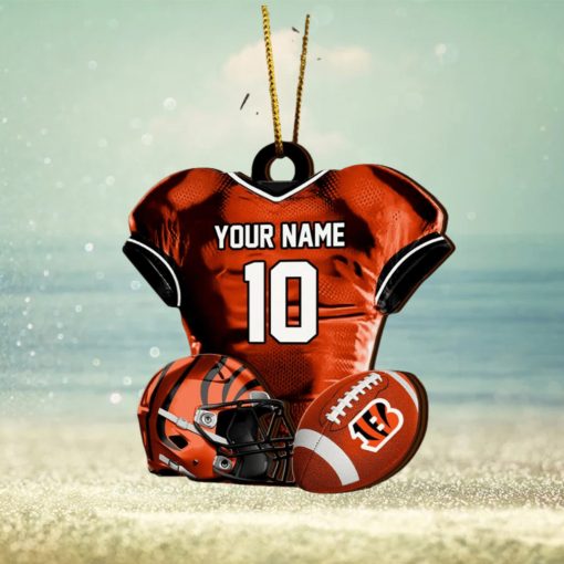 Cincinnati Bengals NFL Sport Ornament Custom Name And Number