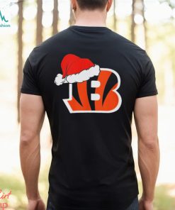 Cincinnati Bengals logo Santa Hat Christmas 2023 Shirt