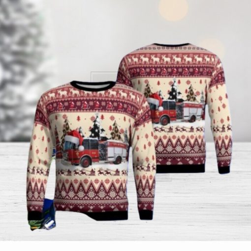 City Of Girard Fire Department Girard Ohio Ugly Christmas Sweaters Style Gift For Men And Women