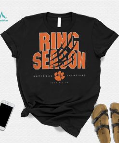 Clemson Ring Season National Champions Shirt