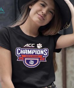 Clemson Tigers Blue 84 2023 ACC Men's Soccer Conference Tournament Champions Locker Room T Shirt