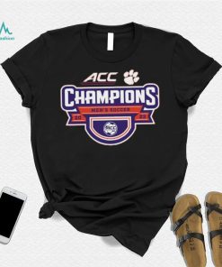 Clemson Tigers Blue 84 2023 ACC Men's Soccer Conference Tournament Champions Locker Room T Shirt