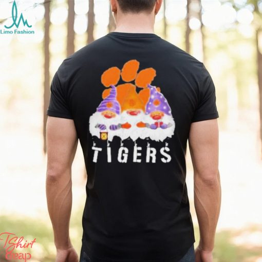 Clemson Tigers football team logo Gnomies Merry Christmas shirt