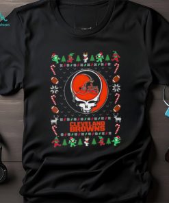 Cleveland Browns Gratefull Dead Ugly Christmas Shirt