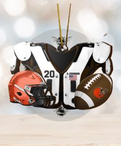 Cleveland Browns NFL Sport Ornament Custom Your Name And Number