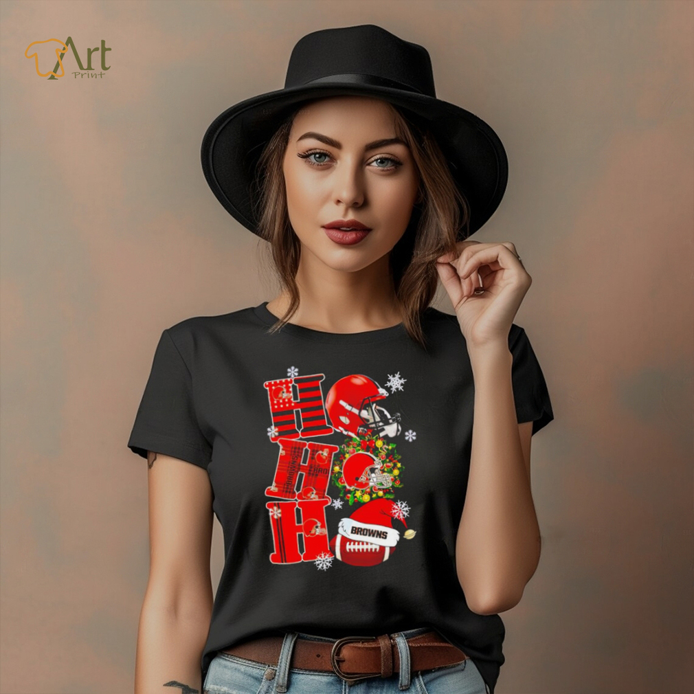 Cleveland Browns NFL ho ho ho Christmas shirt Cleveland Browns NFL ho ho ho Christmas shirt