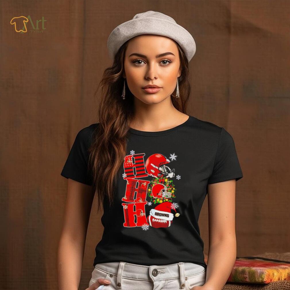 Cleveland Browns NFL ho ho ho Christmas shirt Cleveland Browns NFL ho ho ho Christmas shirt