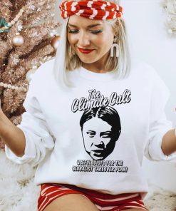 Climate cult useful idiots for the globalist takeover plan shirt