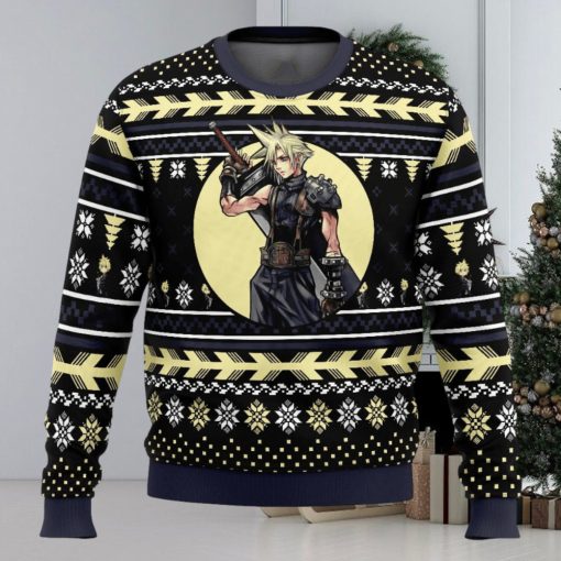 Cloud Final Fantasy Ugly Christmas Sweater