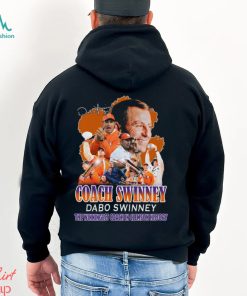 Coach Swinney Dabo Swinney The Winningest Coach In Clemson History T Shirt