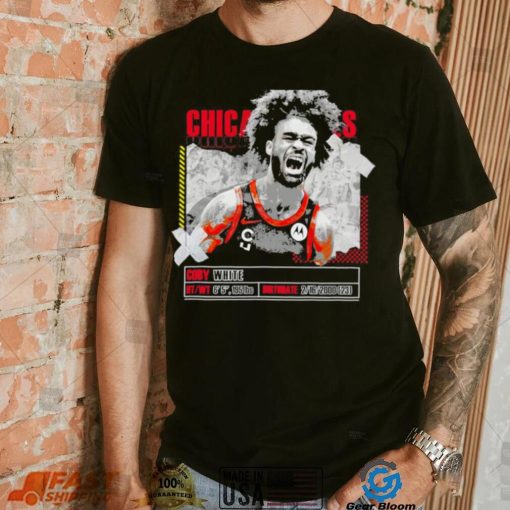 Coby White number 0 Chicago Bulls basketball player pose paper gift shirt