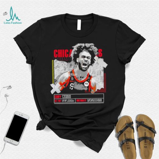 Coby White number 0 Chicago Bulls basketball player pose paper gift shirt