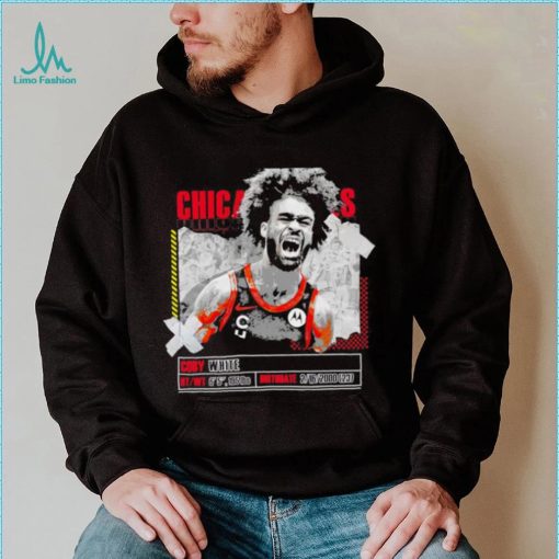 Coby White number 0 Chicago Bulls basketball player pose paper gift shirt