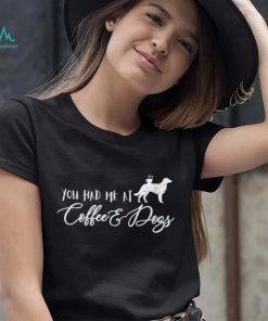 Coffee and Dogs Crewneck Shirt