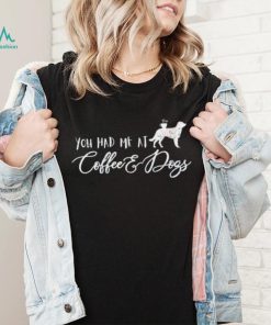 Coffee and Dogs Crewneck Shirt