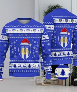 Colchester United Ugly Christmas Sweater Ideal Gift For Fans