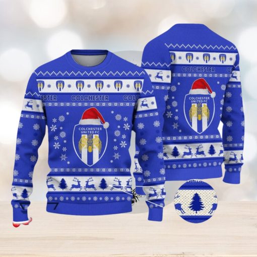 Colchester United Ugly Christmas Sweater Ideal Gift For Fans