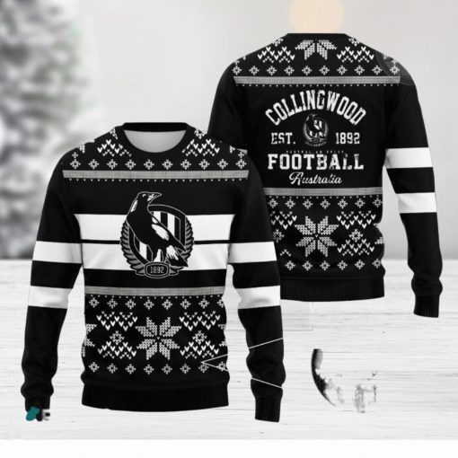 Collingwood Magpies 3D Ugly Christmas Sweater Christmas Gift Men And Women 2023 Sweater