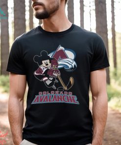 Colorado Avalanche Mickey Mouse Disney Hockey Stanley Cup Champions Shirt