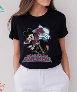 Colorado Avalanche Mickey Mouse Disney Hockey Stanley Cup Champions Shirt