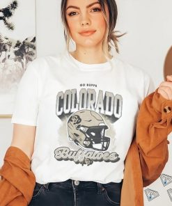 Colorado Buffaloes Football Iso Helmet Go Supps shirt
